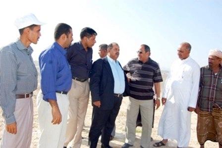 الخنبشي لدى تفقده اعمال صندوق إعادة الإعمار